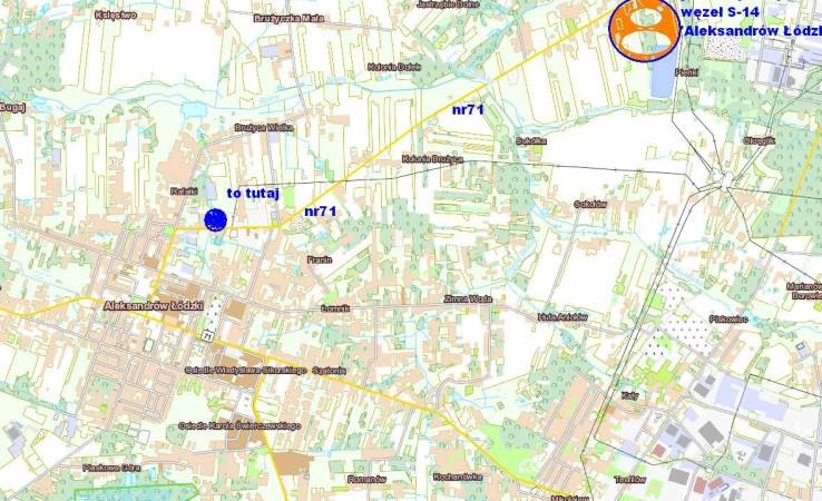 działka na sprzedaż - Aleksandrów Łódzki