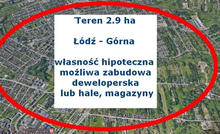 działka na sprzedaż - Łódź, Górna, Kolumny