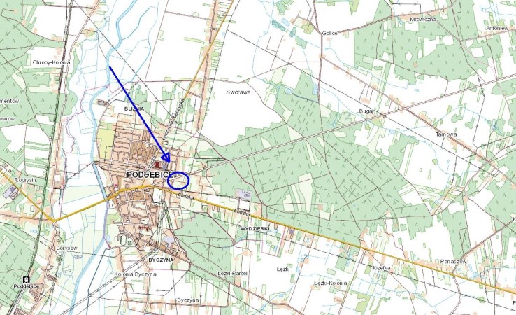 działka na sprzedaż - Poddębice, Tulipanowa