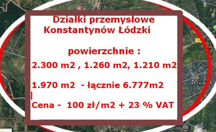 działka na sprzedaż - Konstantynów Łódzki