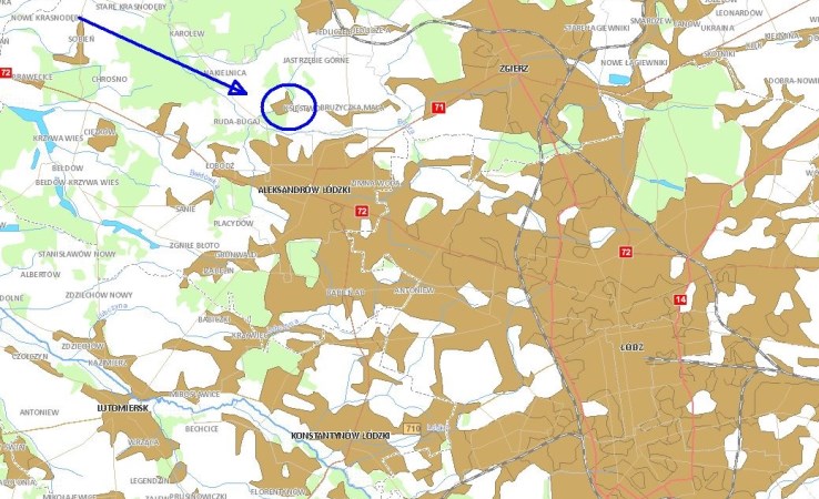 działka na sprzedaż - Aleksandrów Łódzki (gw), Księstwo