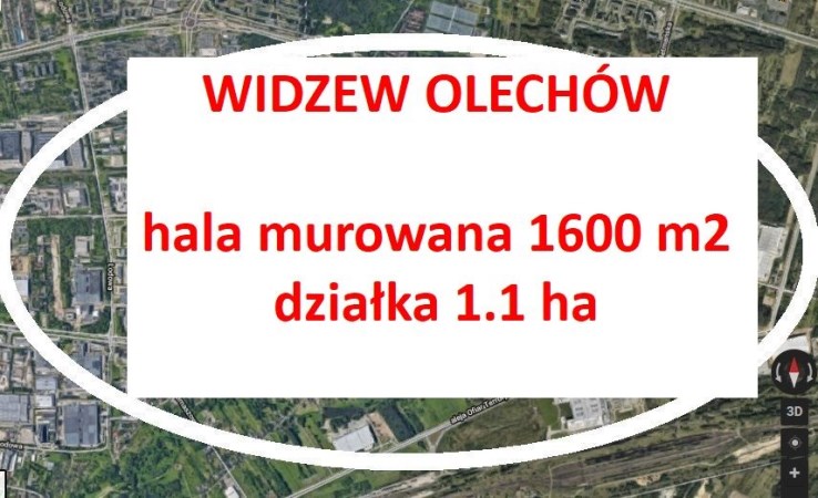 hala na sprzedaż - Łódź, Widzew, Olechów