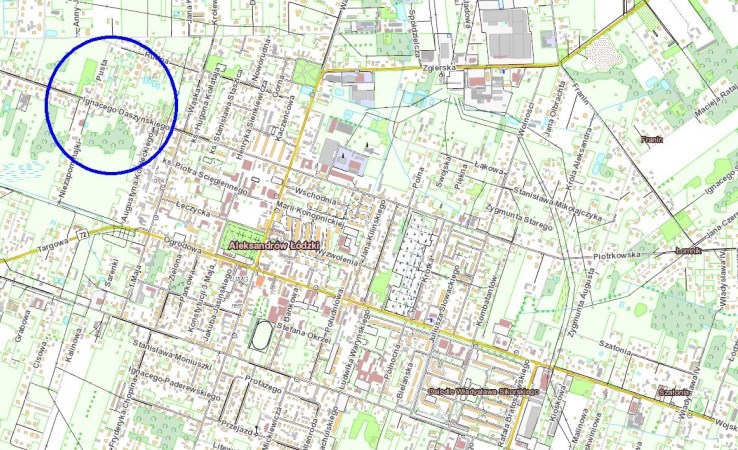 działka na sprzedaż - Aleksandrów Łódzki, Daszyńskiego