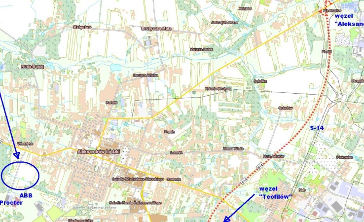 działka na sprzedaż - Aleksandrów Łódzki
