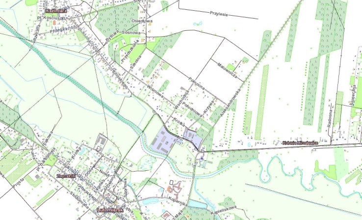 działka na sprzedaż - Lutomiersk, Kazimierz