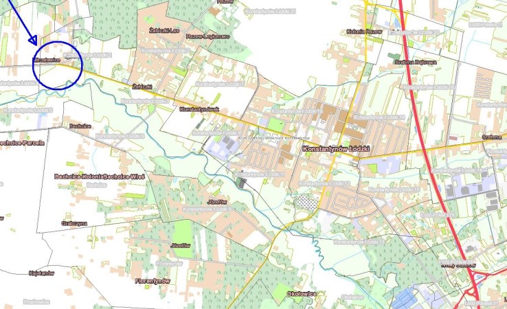 działka na sprzedaż - Konstantynów Łódzki, Ignacew, Lutomierska