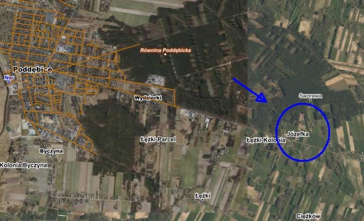 działka na sprzedaż - Poddębice (gw), Józefka