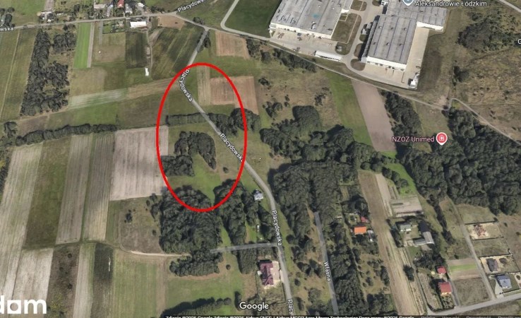 działka na sprzedaż - Aleksandrów Łódzki (gw), Wola Grzymkowa