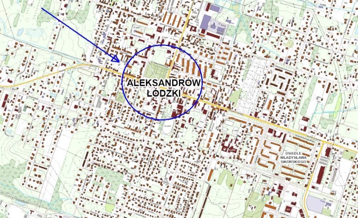 działka na sprzedaż - Aleksandrów Łódzki