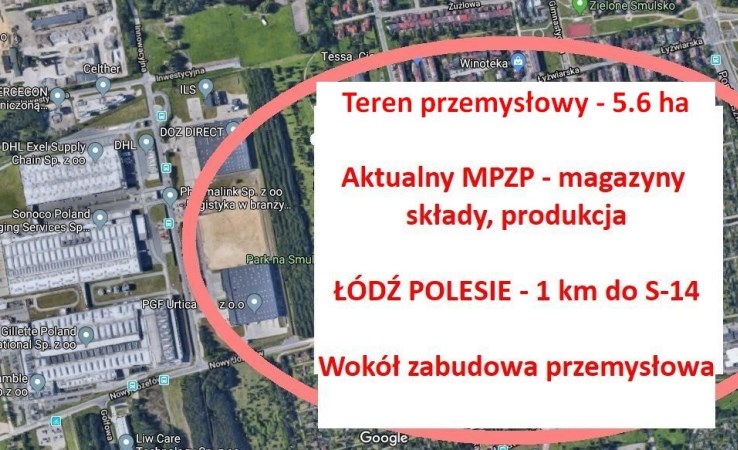 działka na sprzedaż - Łódź, Polesie, Smulsko