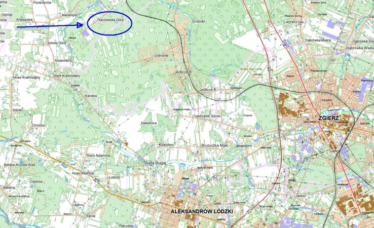 działka na sprzedaż - Parzęczew, Tkaczewska Góra