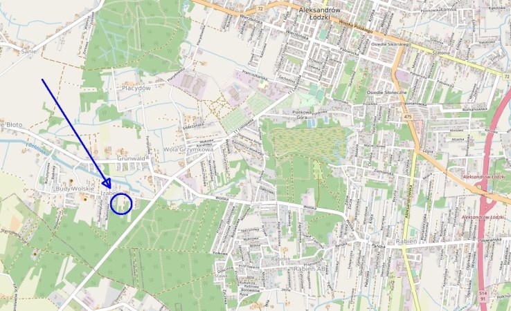 działka na sprzedaż - Aleksandrów Łódzki (gw), Budy Wolskie, Izabelin